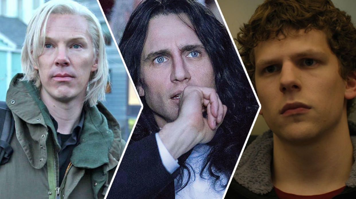 The Fifth Estate, The Disaster Artist, The Social Network