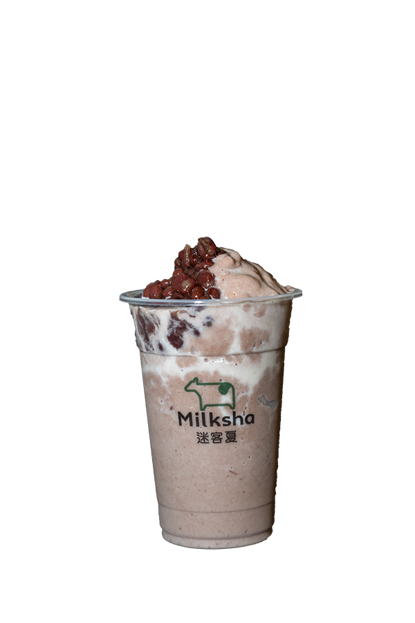 Red bean ice blended. (PHOTO: Milksha)