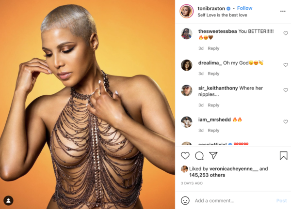 Where Are Your Nippies': Toni Braxton's Alluring See-Through Top Has Fans  Zooming In