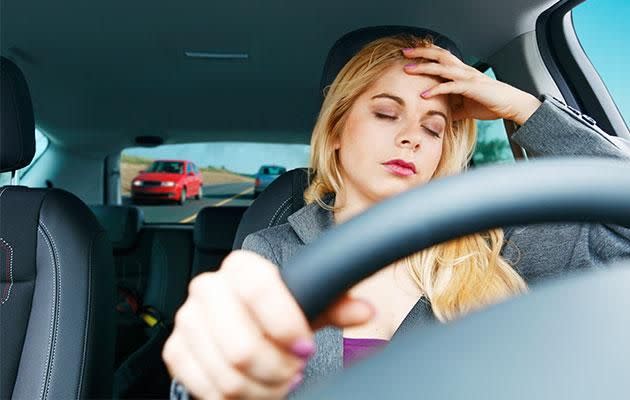 Car sickness happens because our brains think we're being 