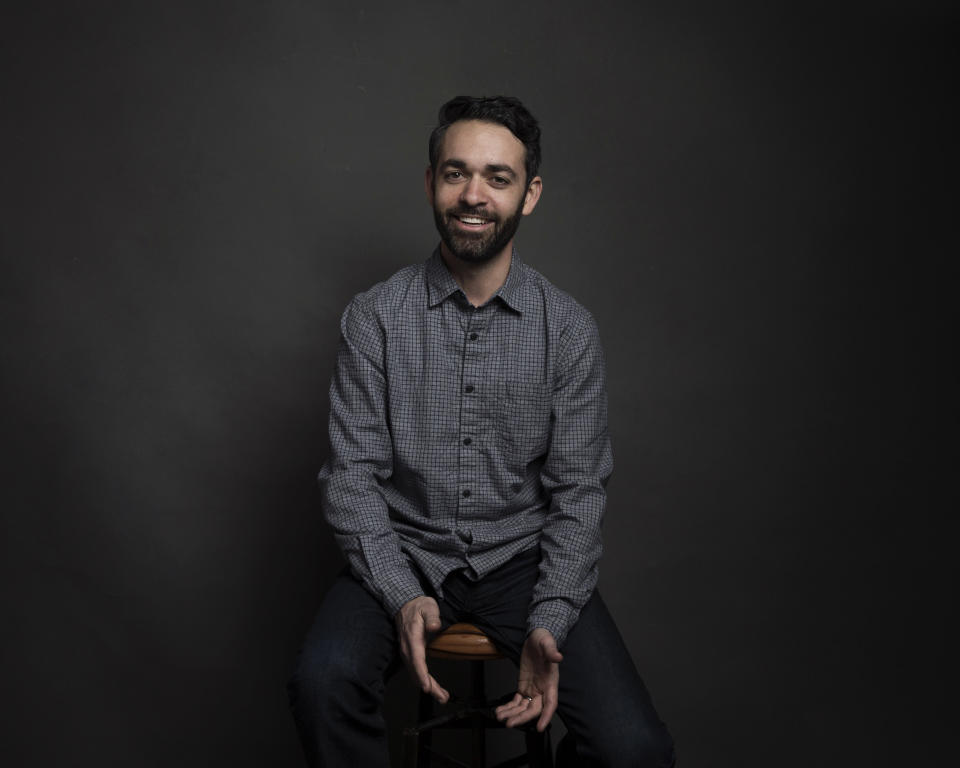 Director Adam Sobel poses for a portrait to promote the film, "The Workers Cup," at the Music Lodge during the Sundance Film Festival on Friday, Jan. 20, 2017, in Park City, Utah. (Photo by Taylor Jewell/Invision/AP)