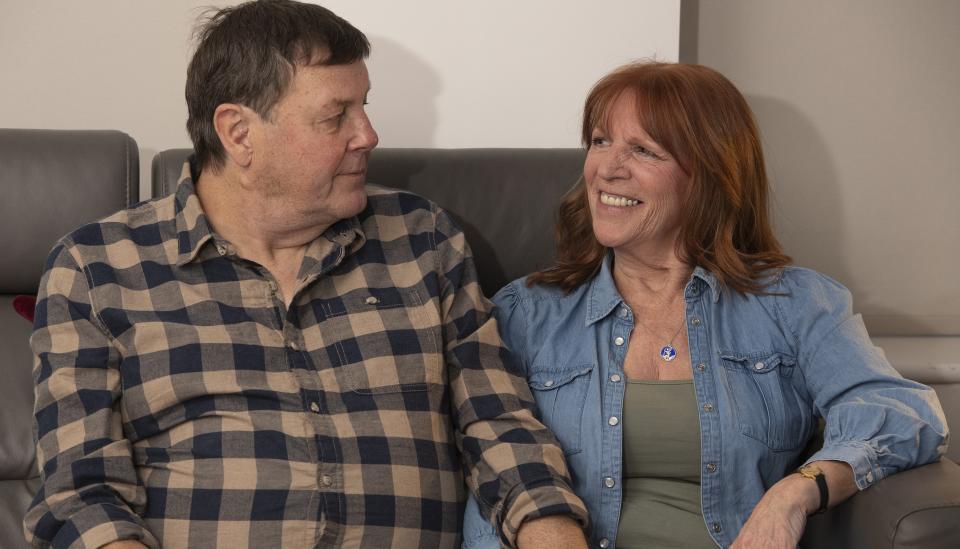 Jeanette Joyce and her husband Dave (Christie NHS Foundation Trust/PA)