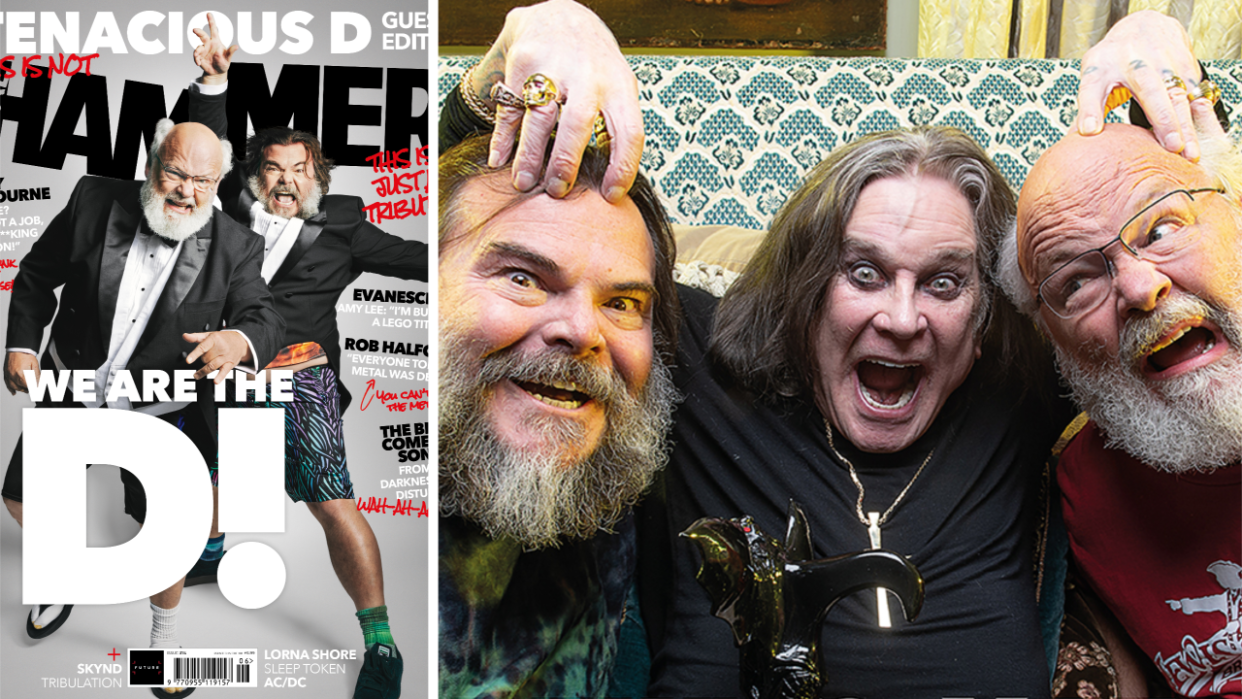  The latest issue of Metal Hammer magazine, and Tenacious D with Ozzy  