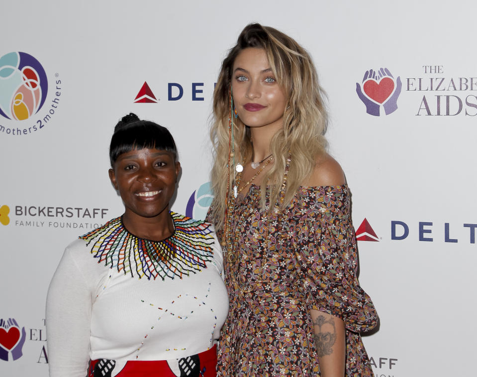 <p>Paris Jackson lució preciosa en un evento en Beverly Hills al que llegó acompañada de su hermano Prince/Getty Images </p>