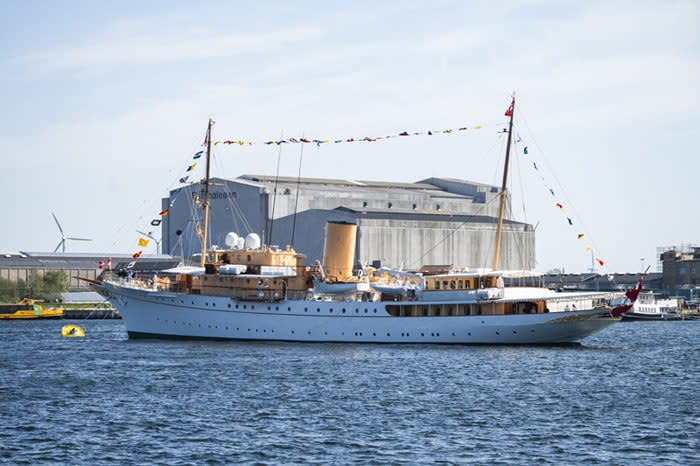 El buque real Dannebrog