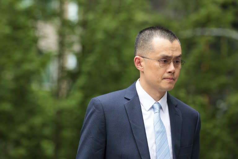 L'ancien patron de Binance Changpeng Zhao à son arrivée au tribunal de Seattle, aux Etats-Unis, le 30 avril 2024 (Jason Redmond)