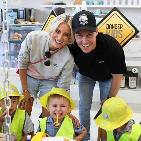 Roxy Jacenko, here with husband Oliver Curtis and little Hunter, has revealed there’s a heartwarming reason why her son Hunter’s 4th birthday party was special. Source: Instagram/RoxyJacenko