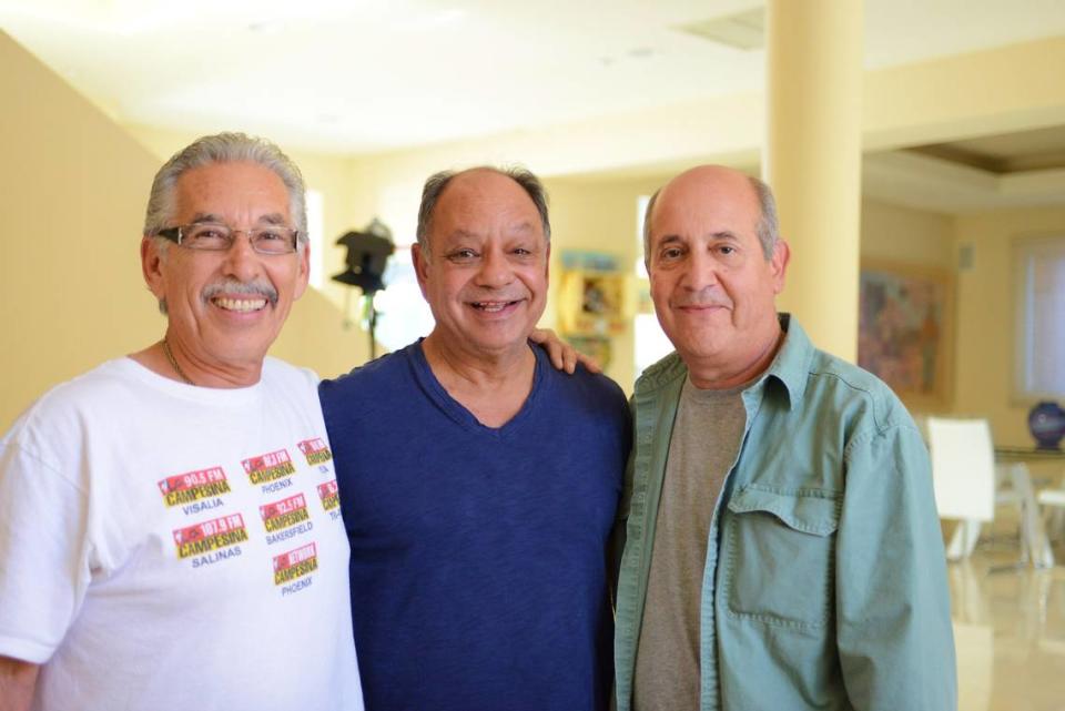 Comedian/actor/art collector Cheech Marín joined filmmakers Andrés Alegría and Abel Sánchez for the documentary ‘A Song for César.’