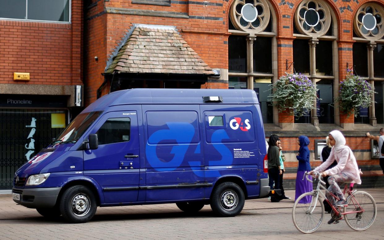 The cash-in-transit van (not the one pictured) was left on a leafy south London street on Tuesday morning - REUTERS