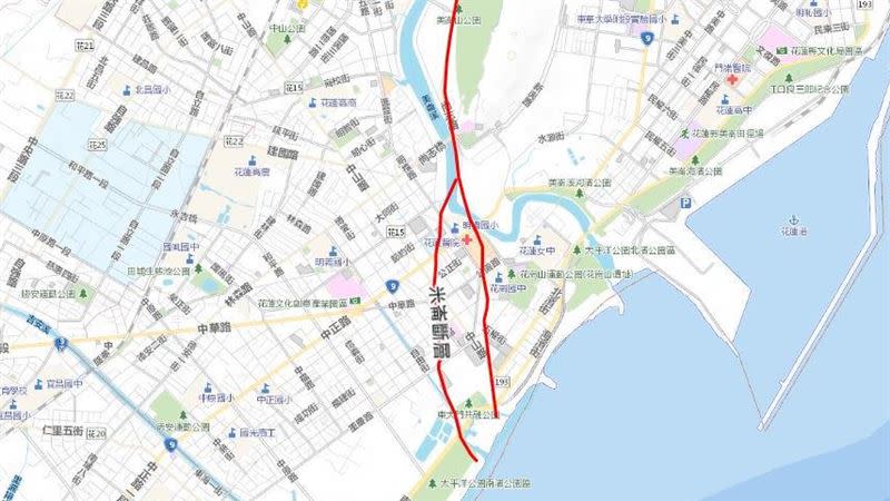 米崙斷層。（圖／翻攝自台灣活斷層查詢系統）