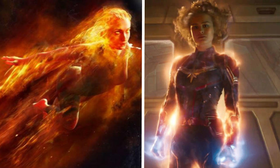 Dark Phoenix's ending as changed because it was too similar to Captain Marvel (Credit: Fox/Disney)