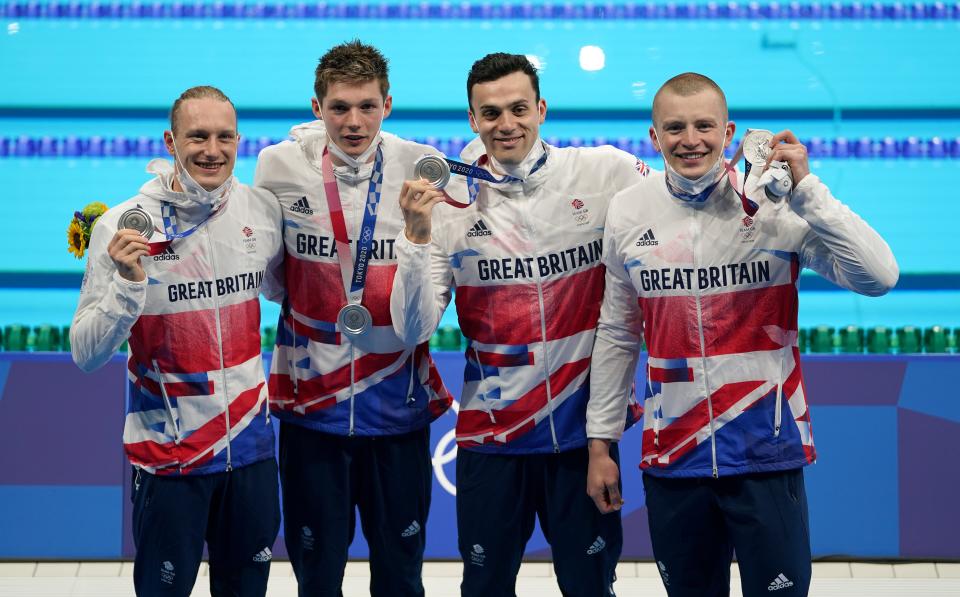 Duncan Scott was part of the team which won the 4×100 metres medley relay on Sunday (Joe Giddens/PA) (PA Wire)