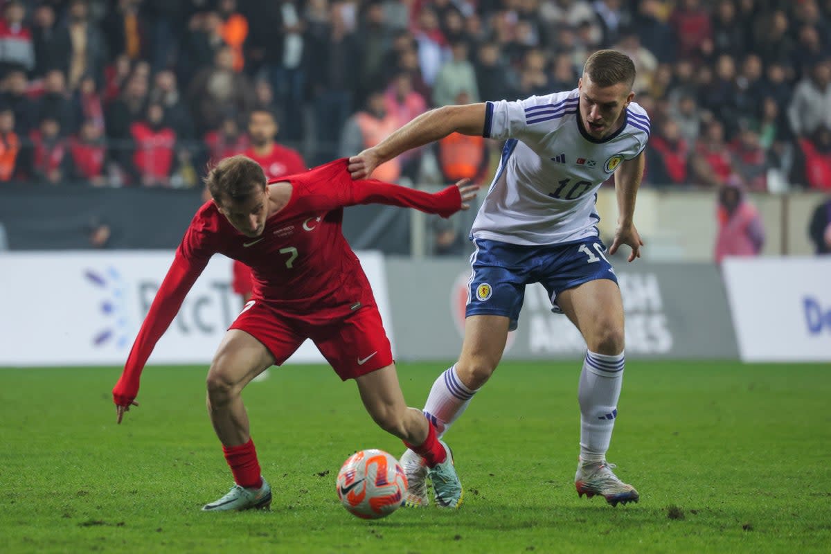 Scotland lost for the first time in five games on Wednesday evening   (AP)