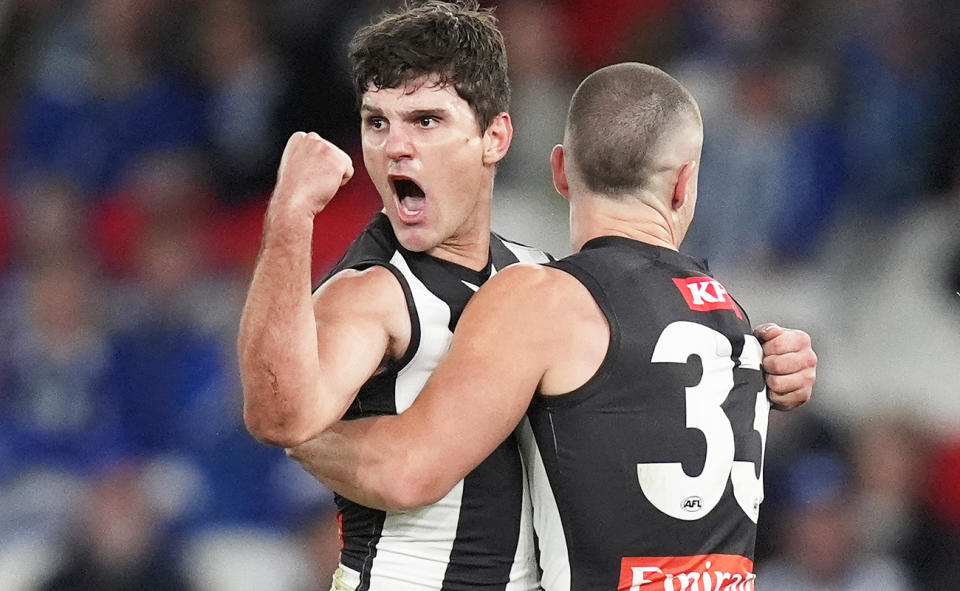 Lachie Schultz, pictured here in action for Collingwood.