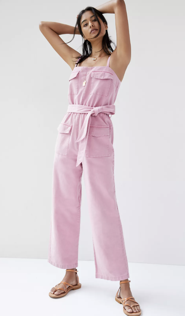 best-jumpsuits-Anthropologie Tapered Utility Jumpsuit