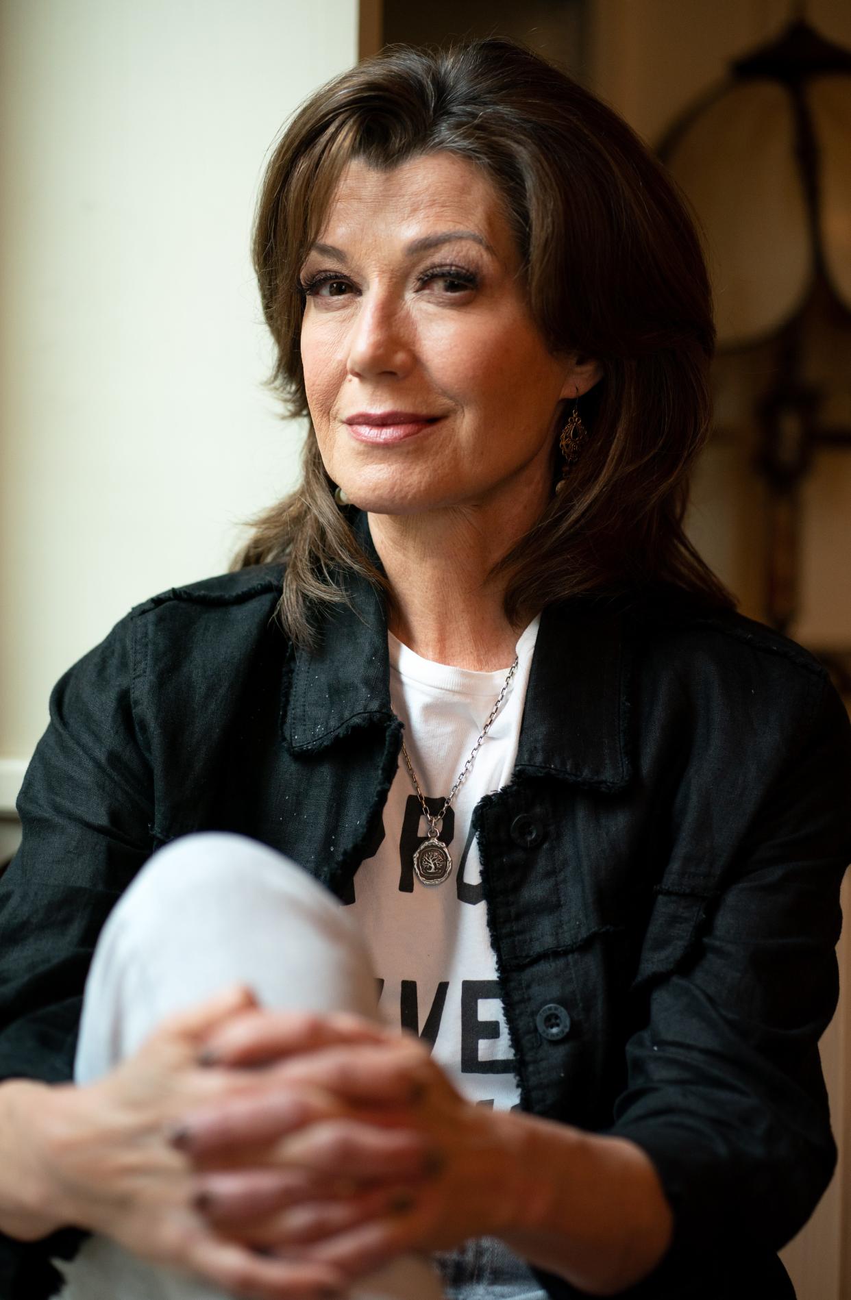 Amy Grant at her home in Nashville, Tenn., Thursday, April 11, 2024.