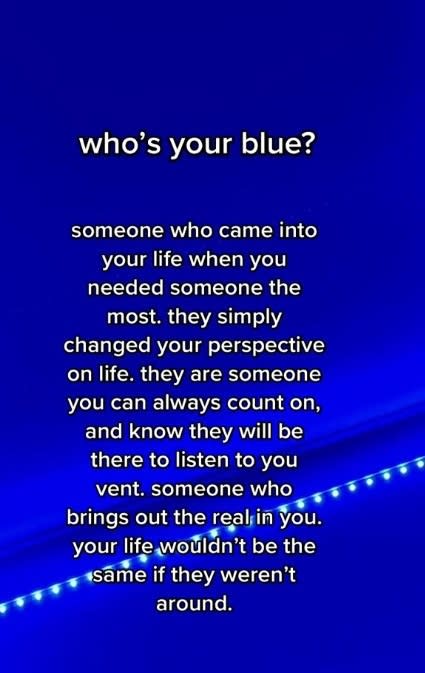 blue person explanation