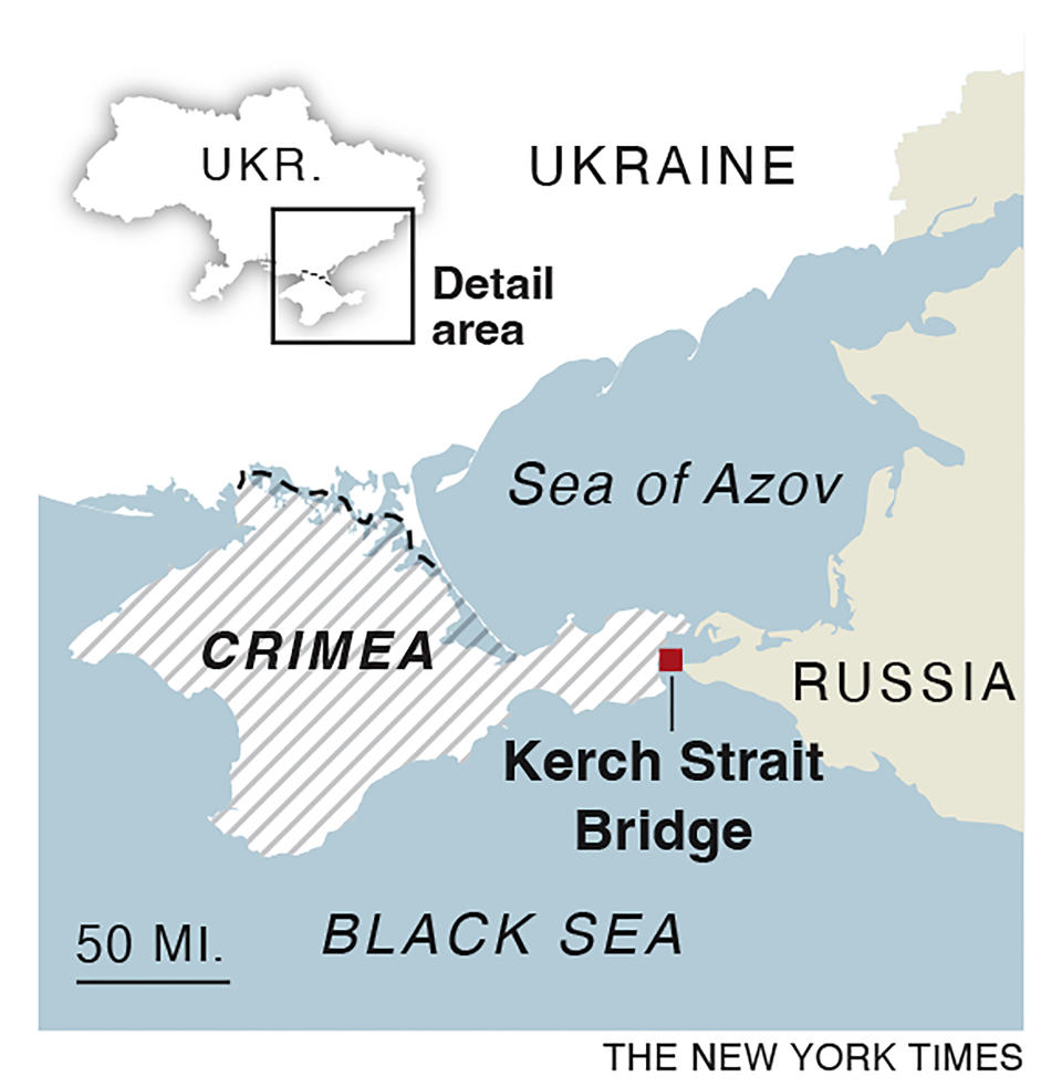 Un ataque ucraniano a un puente ruso cortó una línea clave de suministro ruso y desató un mes de ataques aéreos de Rusia.