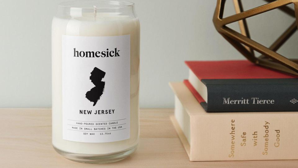 Reviewed New Jersey 2019 gift guide: New Jersey Homesick Candle