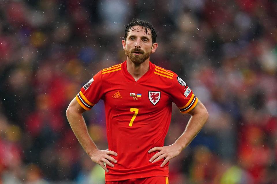 Wales midfielder Joe Allen is in danger of missing the World Cup through injury (Mike Egerton/PA) (PA Wire)