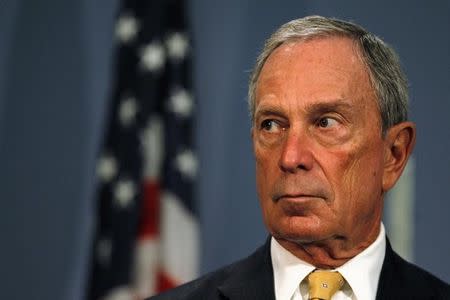 Michael Bloomberg speaks during a news conference at City Hall in New York, September 18, 2013. REUTERS/Brendan McDermid