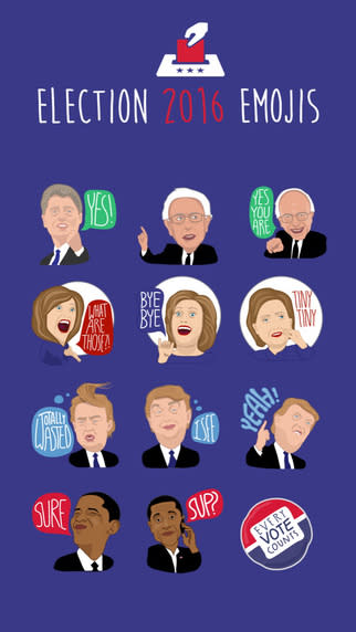 Election 2016 Emojis