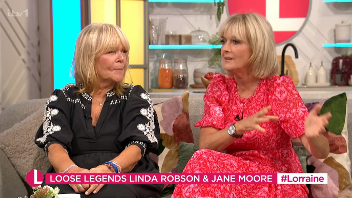 Linda Robson and Jane Moore appeared on Lorraine. (ITV screengrab)