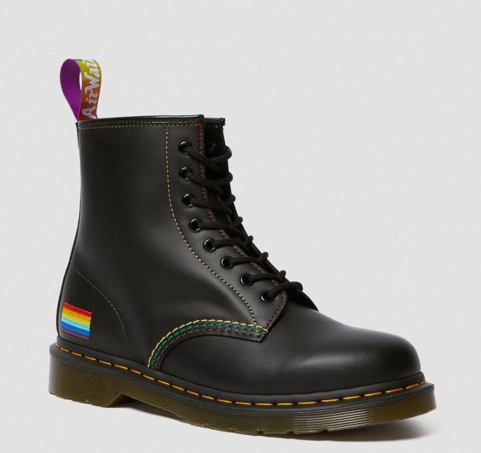 Dr. Martens 1460 Pride Smooth Leather Lace Up Boots