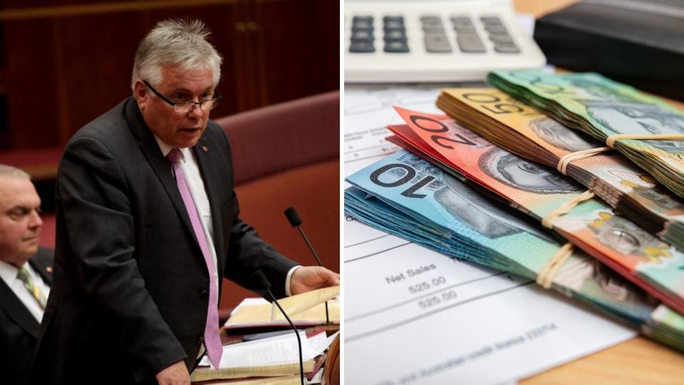 Senator Rex Patrick has called for more to be done to plug holes in the child support system. Images: Getty.