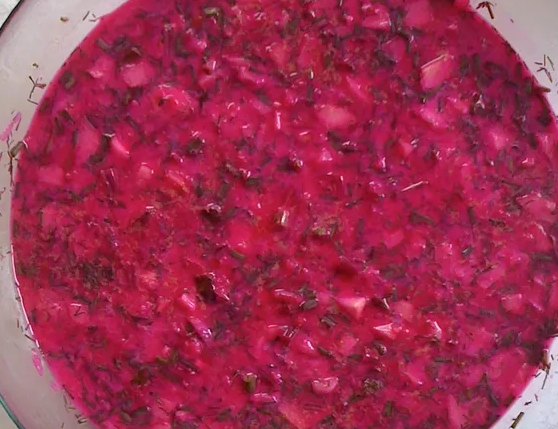 chlodnik beet soup