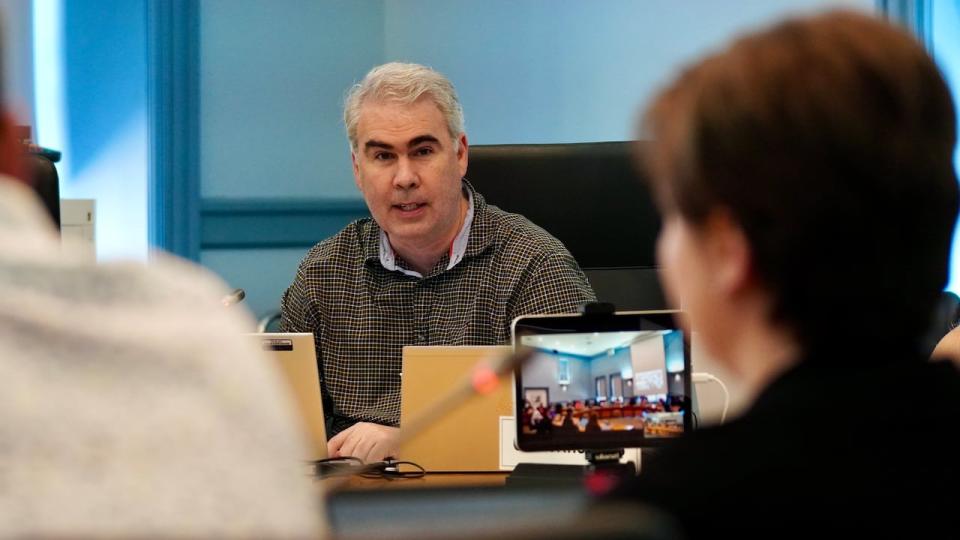 River ward Coun. Riley Brockington attends a meeting of Ottawa's planning and housing committee on June 19, 2024.                  