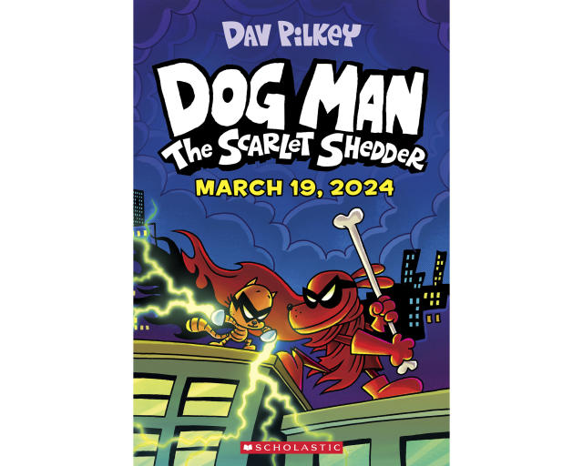 Children's author Dav Pilkey has shameless title for next 'Dog Man' book,  'The Scarlet Shedder