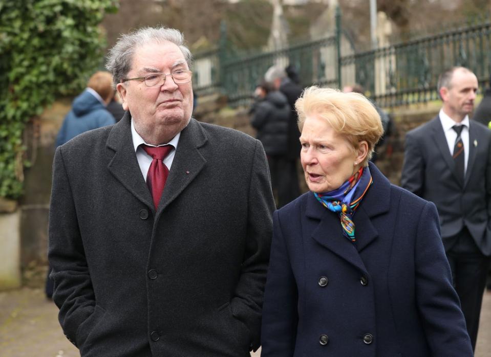 John and Pat Hume (Niall Carson/PA) (PA Archive)