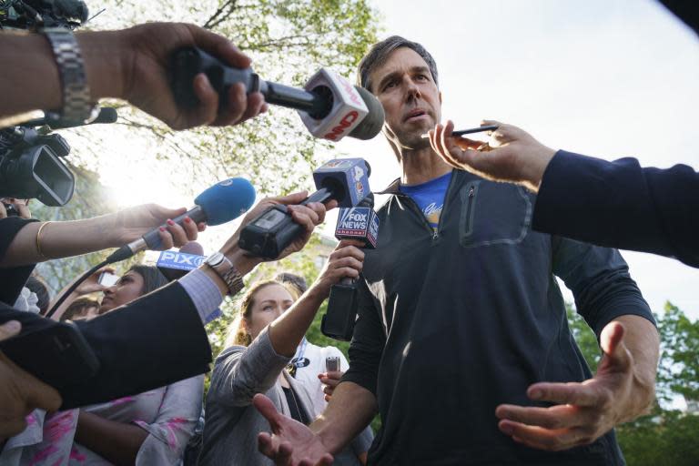 Beto O’Rourke has called for Congress to put in place a “war tax” for non-military households whenever the US enters a conflict as part of sweeping proposals to help expand provisions for veterans.Mr O’Rourke, a Democrat presidential candidate, has said he wants Congress to create a new trust fund for healthcare for veterans at the outset of every new war, linked to the “war tax”.The tax would be levied on a progressive basis. Households making less than $30,000 (£23,600) per year would pay $25; those making less than $40,000 would pay $57; those making less than $50,000 would pay $98; those making less than $75,000 would pay $164; those making less than $100,000 would pay $270; those making less than $200,000 would pay $485; and those making more than $200,000 would pay $1,000.“This new tax would serve as a reminder of the incredible sacrifice made by those who serve and their families,” Mr O’Rourke’s plan said, without offering any indication of the scale of the conflict required for the tax to kick in..Mr O’Rouke, who frequently pushed for better treatment of veterans during his time as a Texas representative in Congress, has said that now is the time to end the “forever wars” in Iraq and Afghanistan. He wants half of the money saved, $200bn out of an estimated $400bn total cost, to be directed to programmes that benefit veterans. “We must be willing to pay any price, and bear any burden, to provide the full care, support, and resources to every single veteran who served every single one of us,” Mr O’Rourke said in a statement. “Eighteen years into the war in Afghanistan, and nearly three decades after our first engagement in Iraq, the best way to honour our veterans’ service is to cancel the blank check for endless war — and reinvest the savings to ensure every American can thrive upon their return home.”Mr O’Rourke, whose former congressional district includes the US Army post Fort Bliss which has expanded over the past decade, has pledged to pardon veterans discharged and denied benefits for conduct stemming from post-traumatic stress or other service-related health problems.Donald Trump has touted his success with veterans, and has sought to increase spending on healthcare, but veterans’ groups have said it is not enough. The military has about 1.36 million active-duty members out of a total US population of around 327 million people.Mr O’Rourke has previously pledged to reverse Mr Trump’s restrictions on transgender people serving in the military and is also proposing military service as a pathway to citizenship. He would also allow veterans who have been deported to return to the United States with the benefits of citizenship. The former Texas congressman is attending a veterans’ round table meeting in Tampa, Florida later on Monday, ahead of the first Democratic presidential debate in Miami on Wednesday. Mr O’Rourke is currently attracting about 4 per cent of the vote nationally in the Democrat primary contestA “war tax” is not a new policy, Congress approved a surcharge on personal and corporate income taxes during the Vietnam War and Senator Bernie Sanders of Vermont, another Democrat 2020 candidate, has supported such a tax in the past.