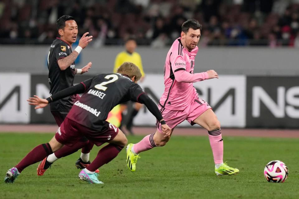 Messi played in the match a few days later in Japan (Copyright 2024 The Associated Press. All rights reserved)