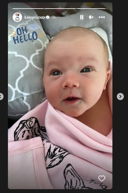 Kaley Cuoco Baby Matilda IG