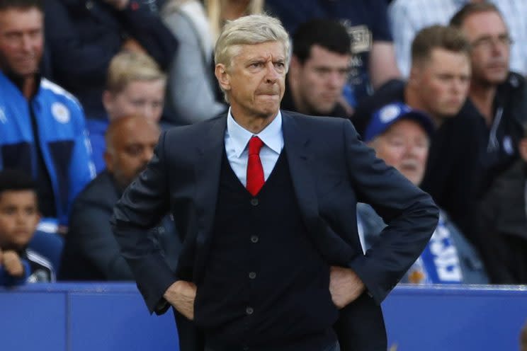 Arsene Wenger responded to chants of 