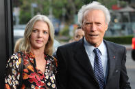 <p><a href="https://people.com/movies/clint-eastwood-kids-granchild-first-wife-girlfriend-at-the-mule-premiere/" rel="nofollow noopener" target="_blank" data-ylk="slk:Since 2014;elm:context_link;itc:0;sec:content-canvas" class="link ">Since 2014</a>, Eastwood has been dating Christina Sandera. </p>