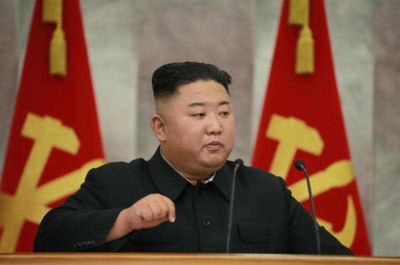 韓聯社報導，北韓領導人金正恩未現身發射現場。（翻攝勞動新聞網）