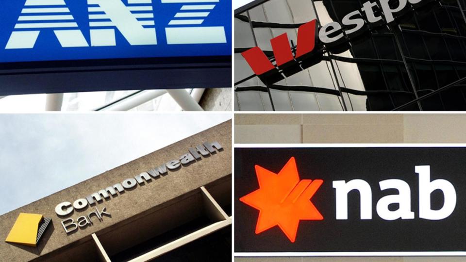 Composite image of Australia's 'big four' banks