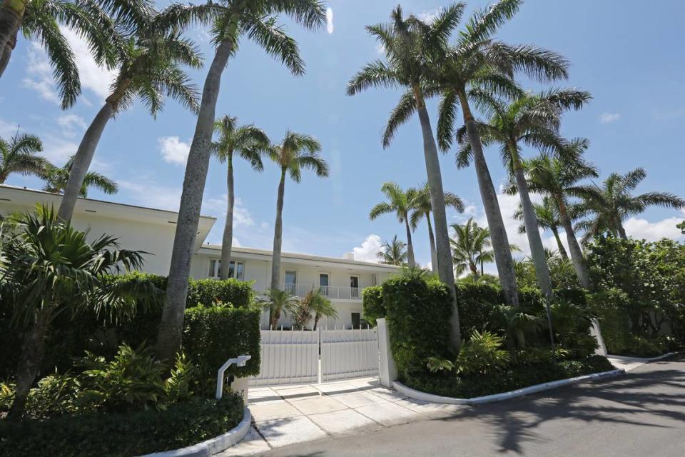 This waterfront home in Palm Beach is part of Jeffrey Epstein’s vast holdings. In the wake of his death in the Manhattan lockup, it is not clear what happens to this and other properties.