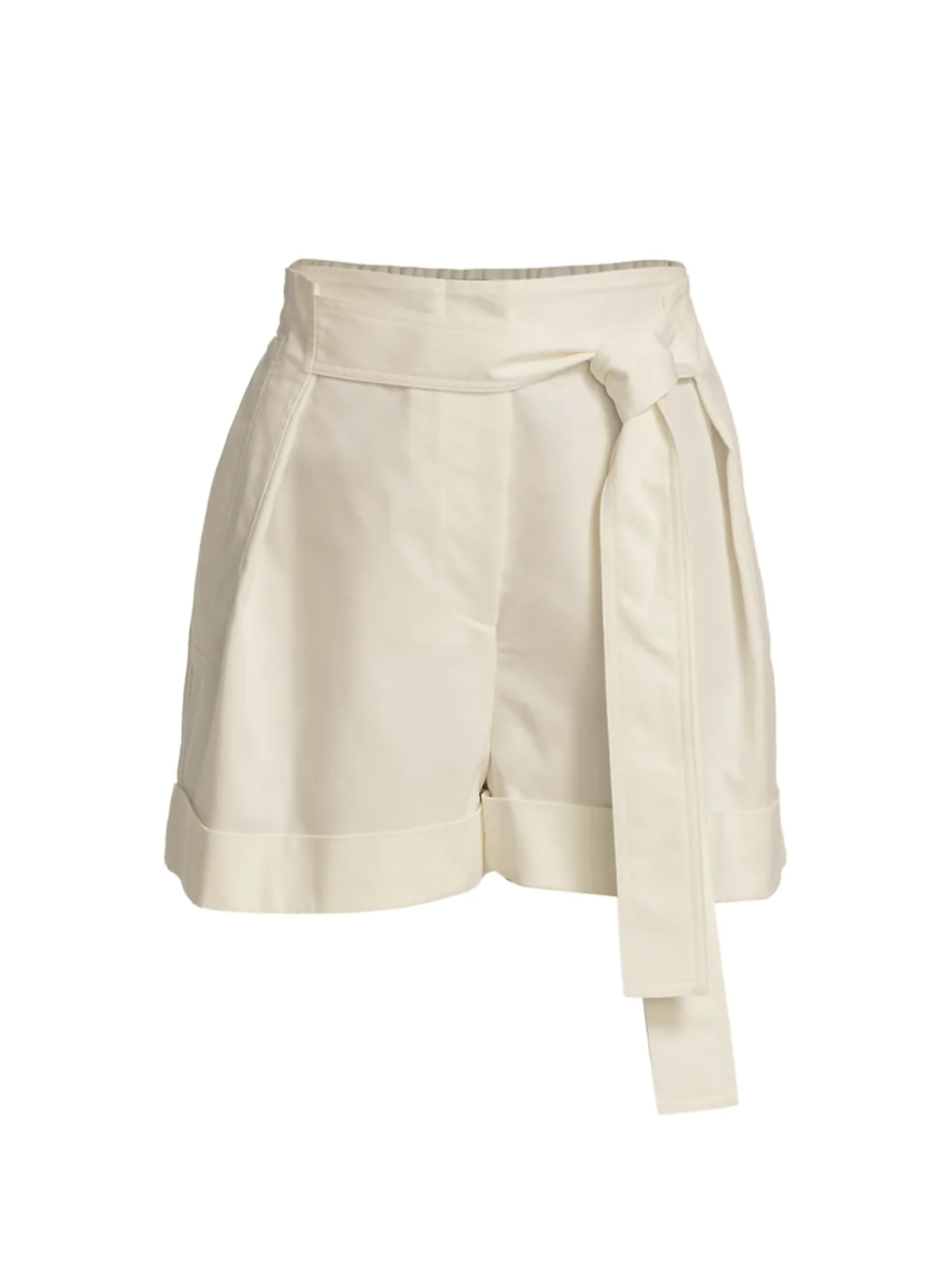 1) Tie-Waist Shorts