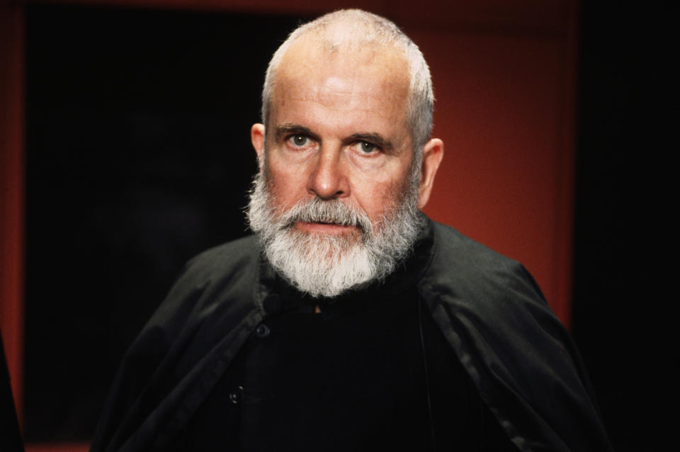 Actor Ian Holm performs in King Lear, at the Royal National Theatre. By: William Shakespeare. (Photo by robbie jack/Corbis via Getty Images)