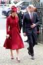 <p>Prince William and Catherine, Duchess of Cambridge, arrive at the Commonwealth Day Service.</p>