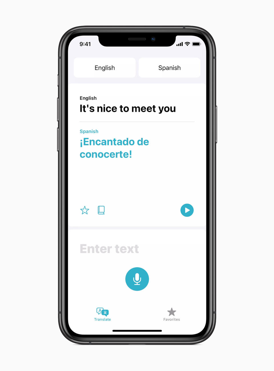 The new Translate app will come in handy during trips. (PHOTO: Apple)