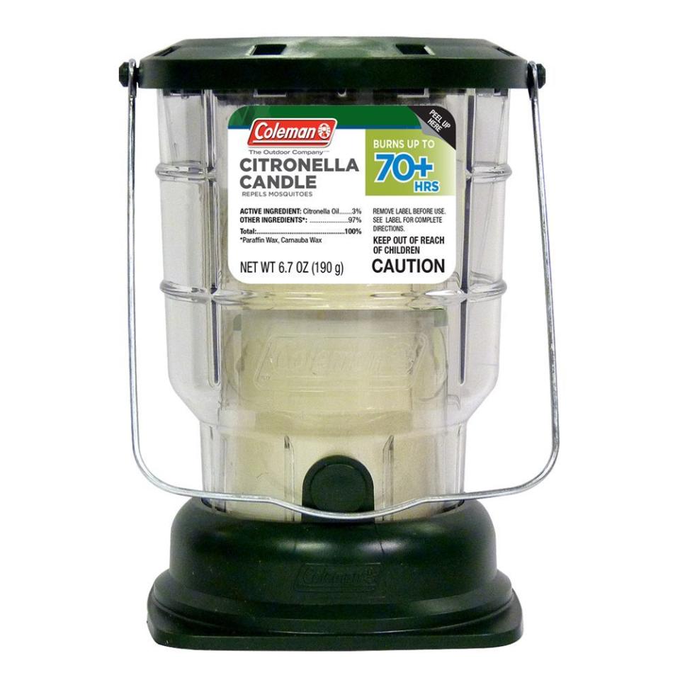 7) Citronella Candle Outdoor Lantern