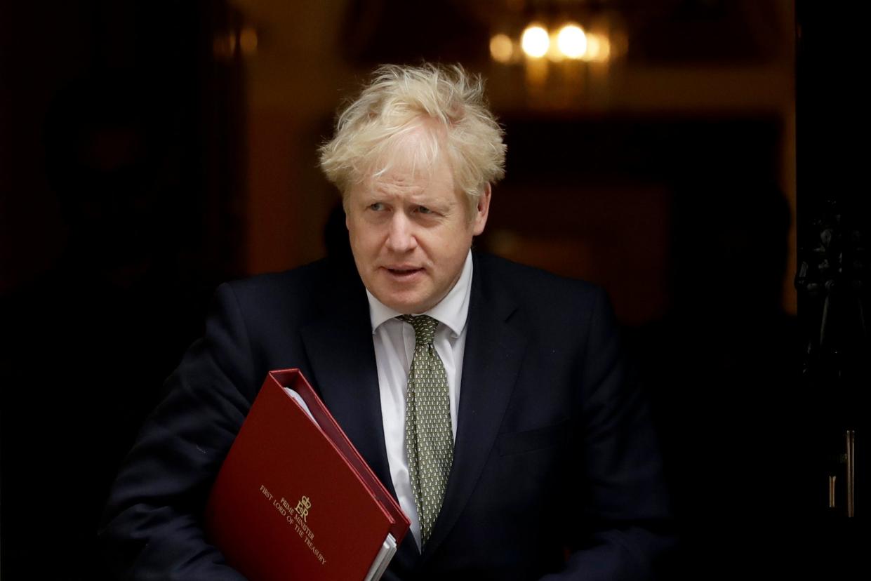 Boris Johnson is struggling to contain a growing Tory backbench rebellion: AP