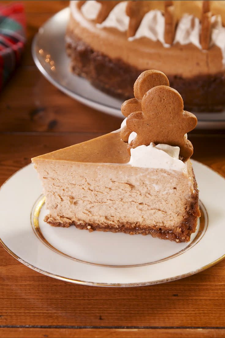 gingerbread cheesecake recipe delish