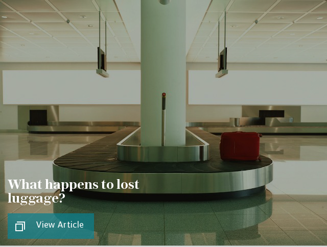 What on Earth happens to lost luggage?