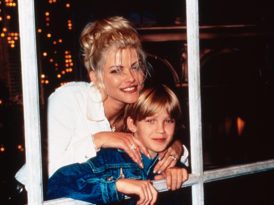 Anna Nicole Smith and her son Daniel in 1997.